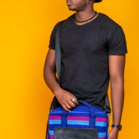 Agbeke Big Laptop Bag with Leather
