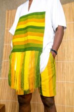 Peteru Danshiki & Aso-Oke Shorts - Image 2