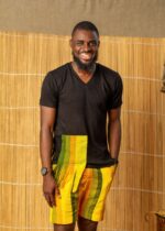 Peteru T- Shirt & Aso-oke Shorts