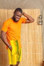 Peteru T- Shirt & Aso-oke Shorts - Image 4