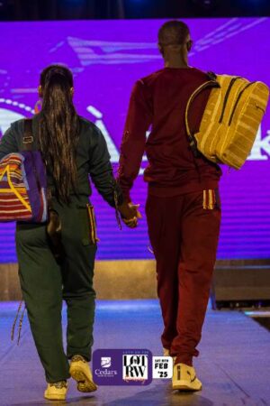 Adun His and Hers Aso-Oke Backpack