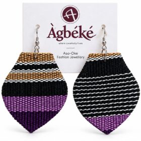 Geometric Shield Earrings